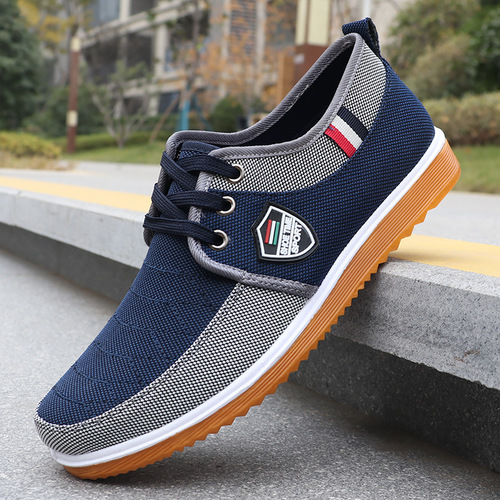 Old Beijing Men's Shoes 2025 Spring New Canvas Shoes Men's Platform Shoes Durable Casual Breathable Fabric Shoes