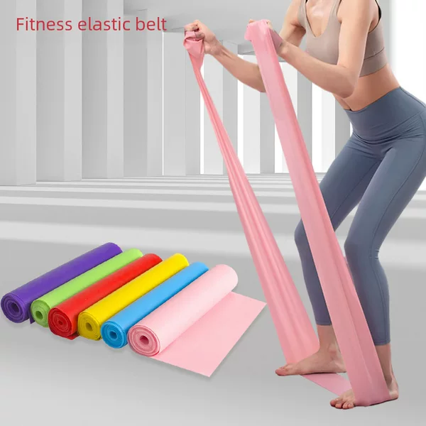 Yoga Dance Stretch Belt Tally Belt Fitness Tally Film Sports Multifunctional Solid Color Elastic Resistance Belt Training