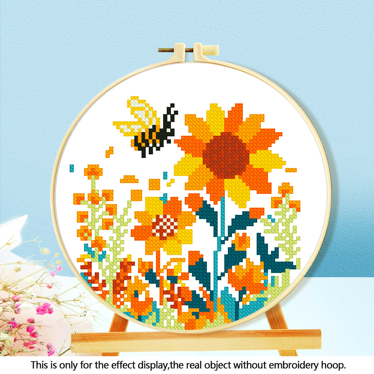 Mona Lisa Royal Cross-border nueva guirnalda de abeja simple y linda pieza pequeña de punto de cruz cabello directo de fábrica en inglés image 10