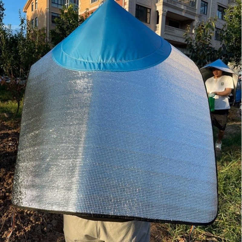 マント、農作業用のとがった帽子、日よけ、屋外用日焼け止め、重ね着用の笠、断熱、防雨、茶摘み用のジャスミンハットセット|undefined