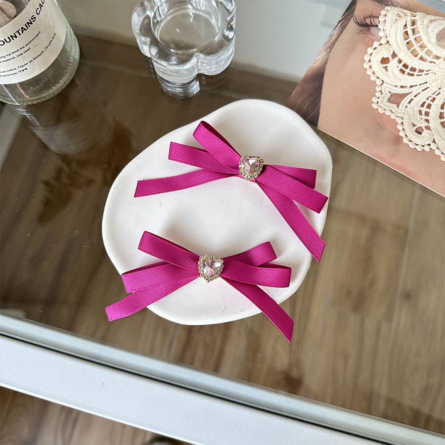 Women's Sweet Simple Style Bow Knot Cloth Hair Clip Hair Tie Brooches display picture 18