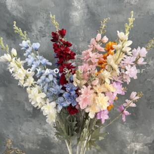 2 Bar Meloe Flying Swallow Wedding Flower Material Decoration Simulation Wind Shinzi Hotel Wedding Flower Flower Arranges Violet