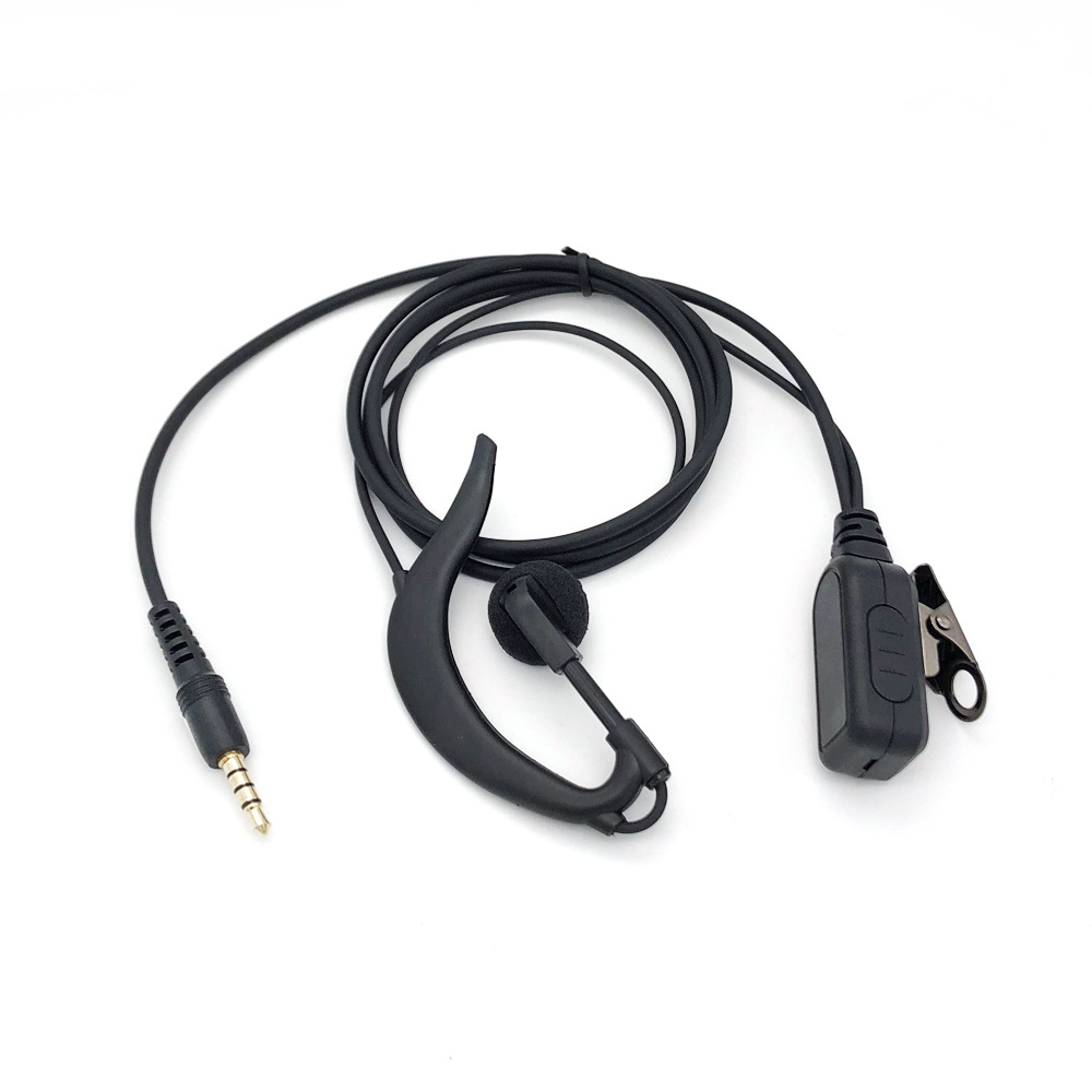 Mobile Phone PTT Headset Intercom APP Headset Ear Hook Air Conduit FBI Agent Security Headset