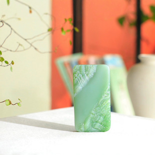 Jinyutang Xinjiang Longxing Tianxia Fine Hetian Jade Jasper Pendant Is Warm and Delicate in Jade Quality