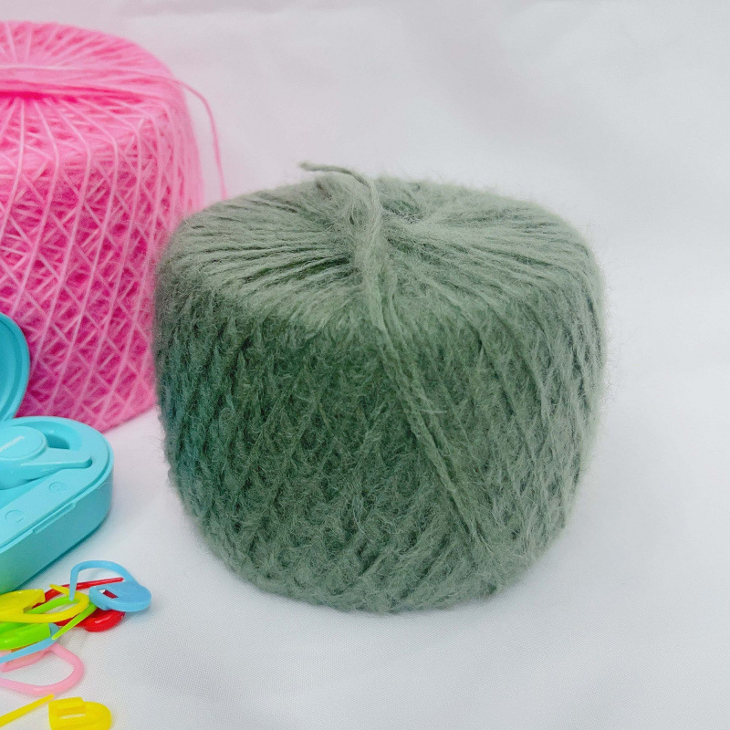 모헤어 밍크 그린(소프트 추천)