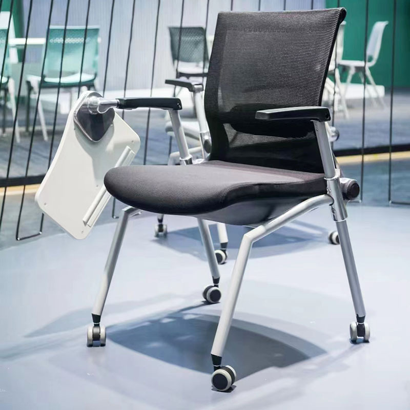 Training chair with small table boards with writing boards