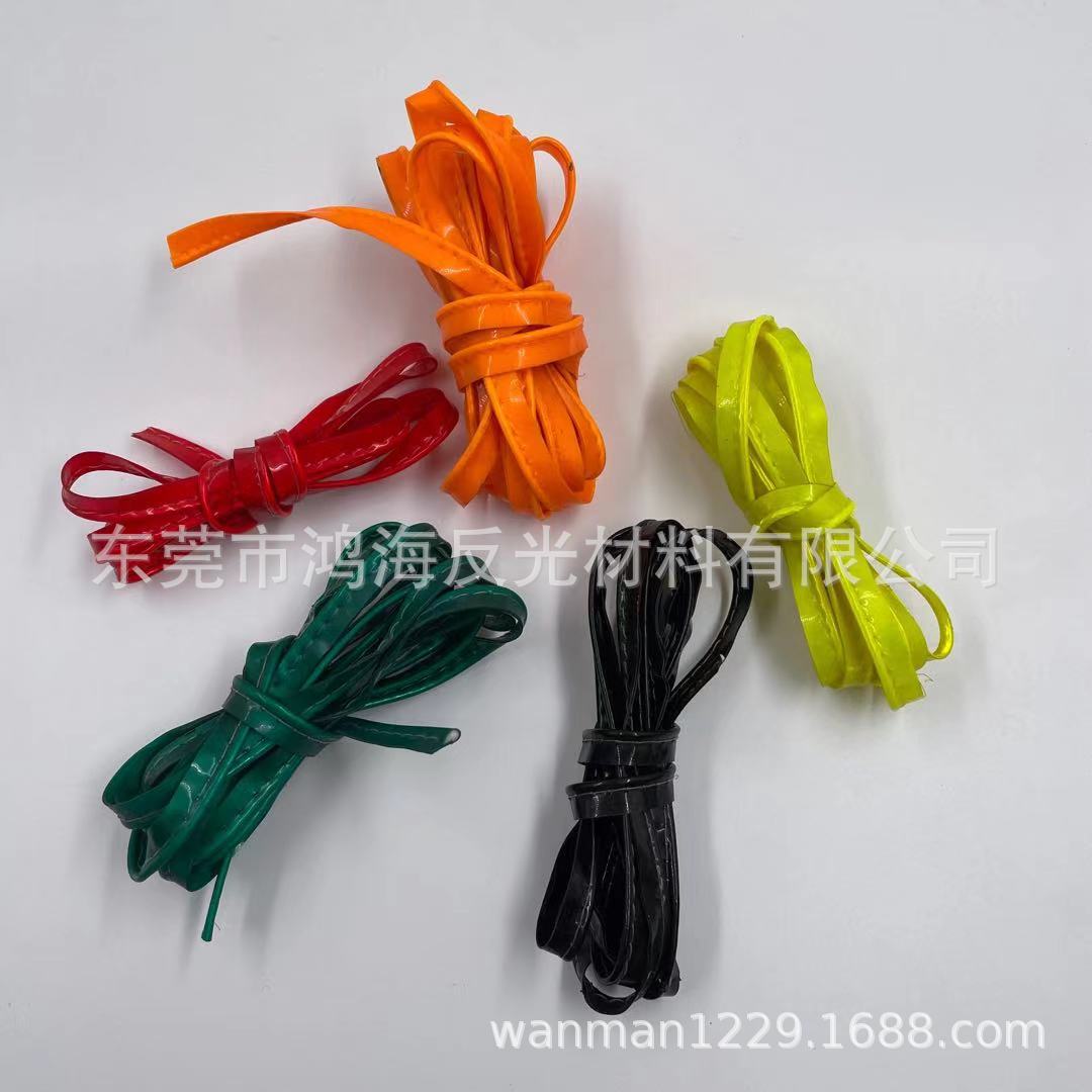 厂家供应 各种颜色晶格反光包边条 优质反光滚边条 量大从优