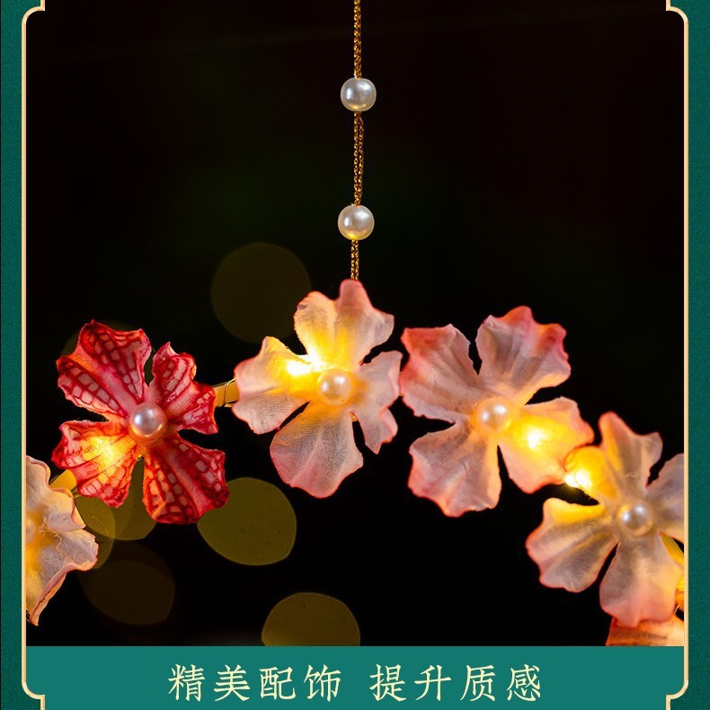中秋儿童diy手工花灯古风手提发光灯笼新款玉兔花灯汉服卡通摆摊|undefined
