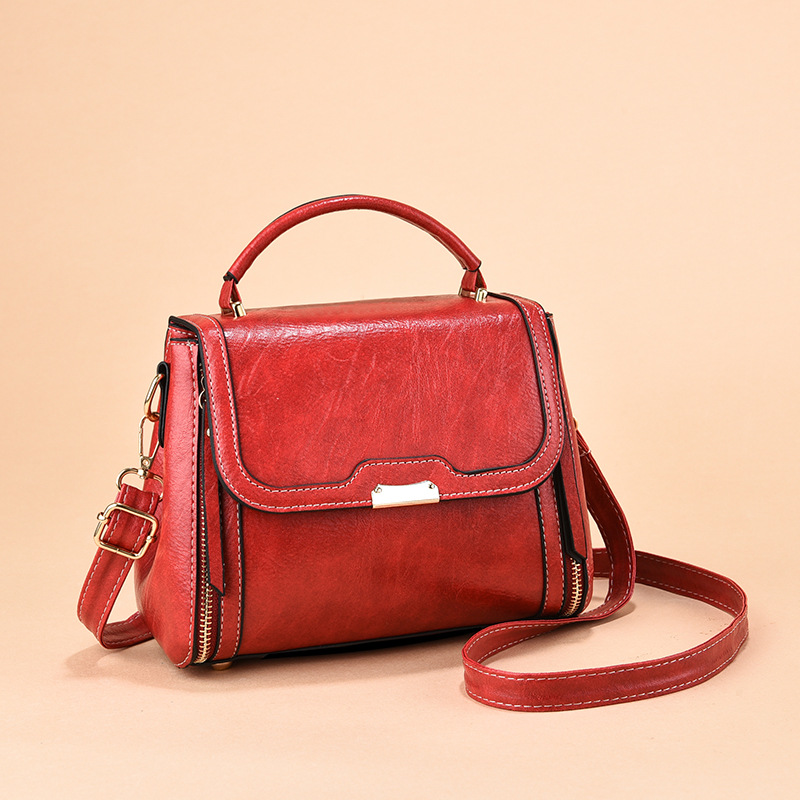 Bolsa de mano para mujeres Taizhou bolsas de mujer retro bolsas de hombro de hombro universal de moda alta sensación de bolsas de madre