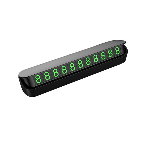 Hidden Car Temporary Parking Number Plate Heat Resistant Moving Car Phone Parking Sign with Car Logo Wholesale