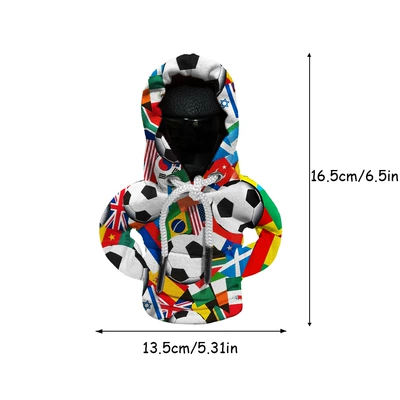 Car Shift Hoodie Cover Sürətlər qutusu və əl tormozu başlıqları - flag-football