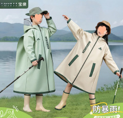 儿童雨衣小学生学用男童女孩长全身防暴雨书包位雨披