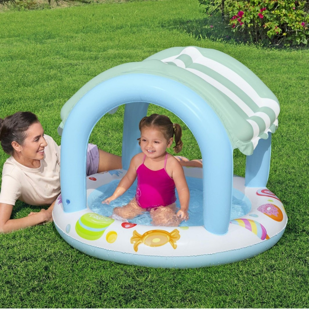 52638) Ice cream awning pool (1.65kg) 104*84cm