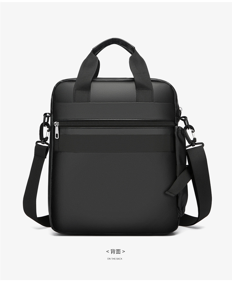 The new 2024 high-end briefcase, large-capacity casual sports single-shoulder bag, simple men's style, water-resistant crossbody undefined