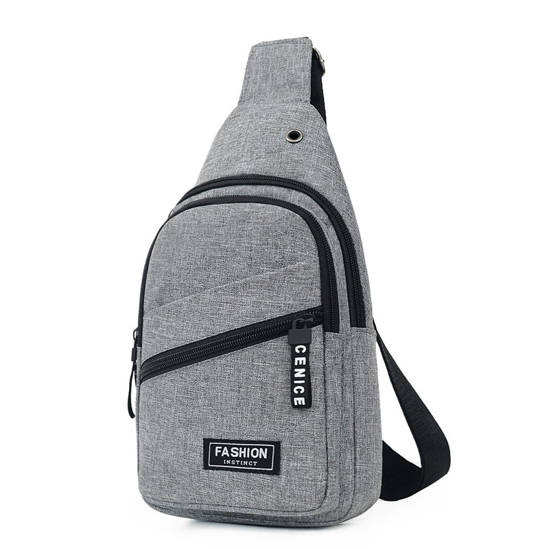 Bag strap, one-shoulder bag for leisure, capacious chest bag