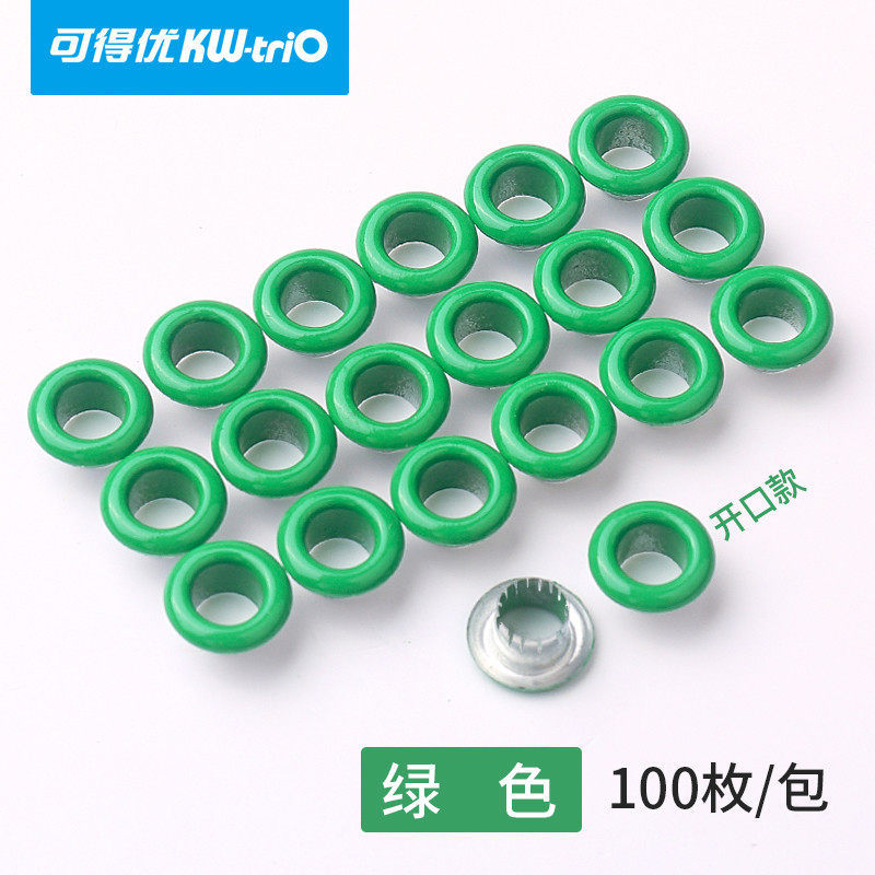 Kedeyou plástico color metal hebilla de ojo de pollo anillo de protección transparente remachadora de tarjetas perforadora manual perforadora de anillo