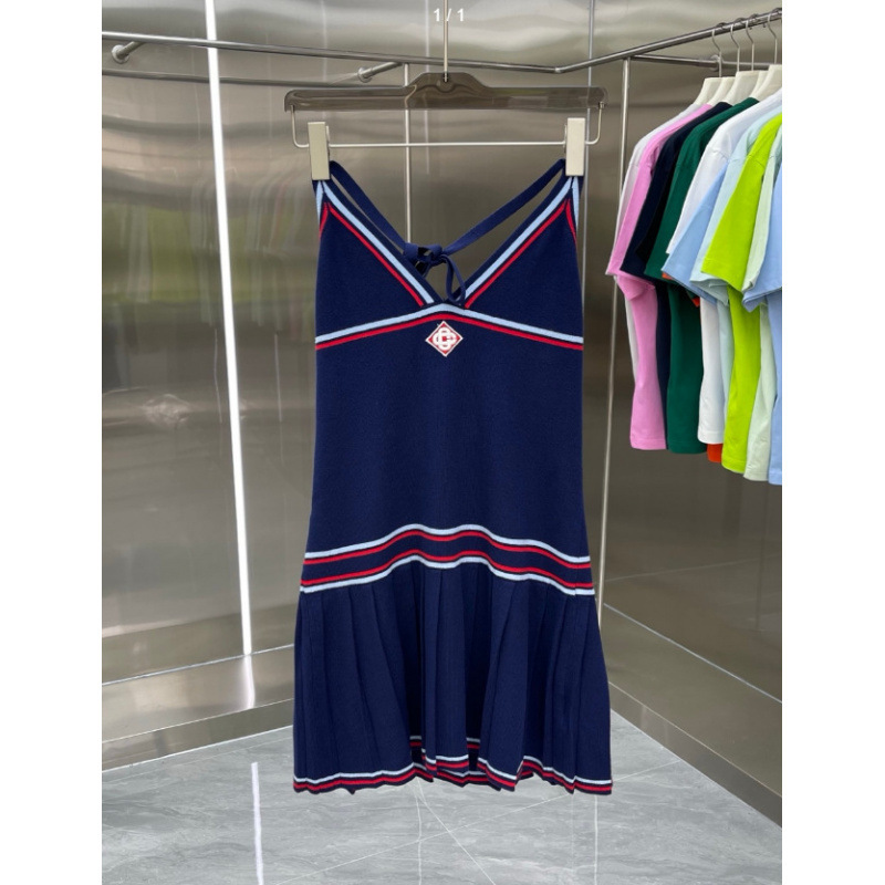 Casablanca Knit Dress Navy