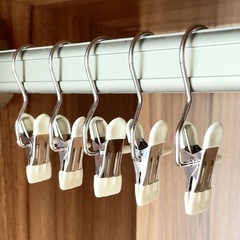 【新学期シーズン】フック付き多機能クリップ、帽子収納クリップ、ズボンクリップ、家庭用シームレスクリップ、防風服T