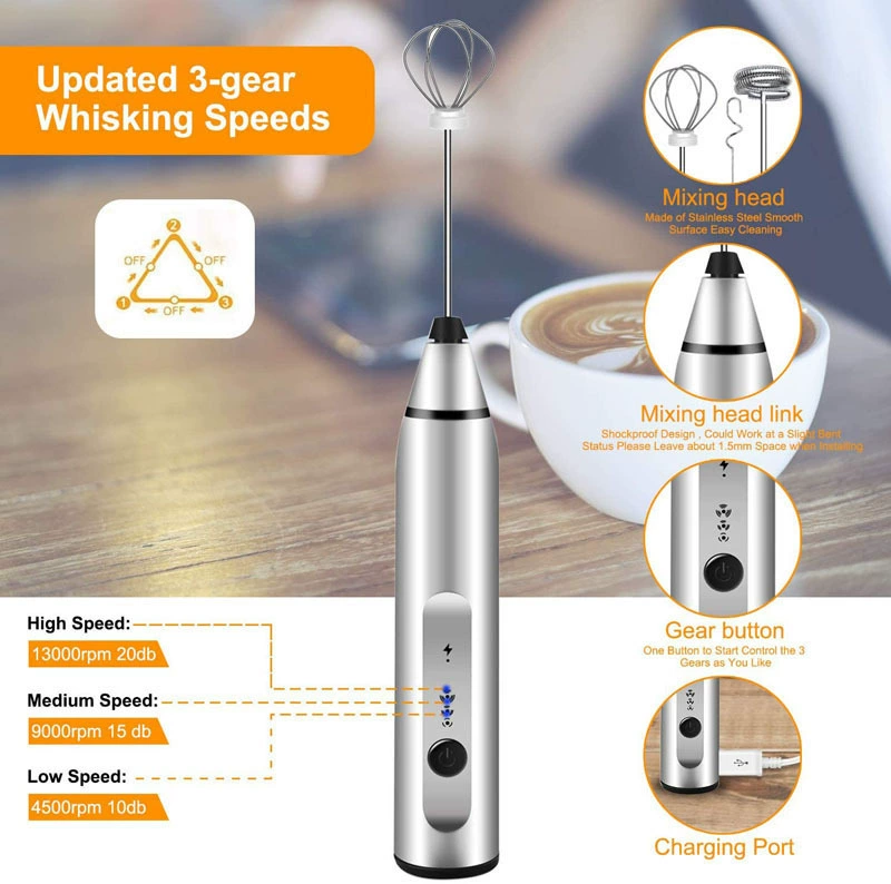 Wireless electric small cream automatic handheld mixing stick charging, blender