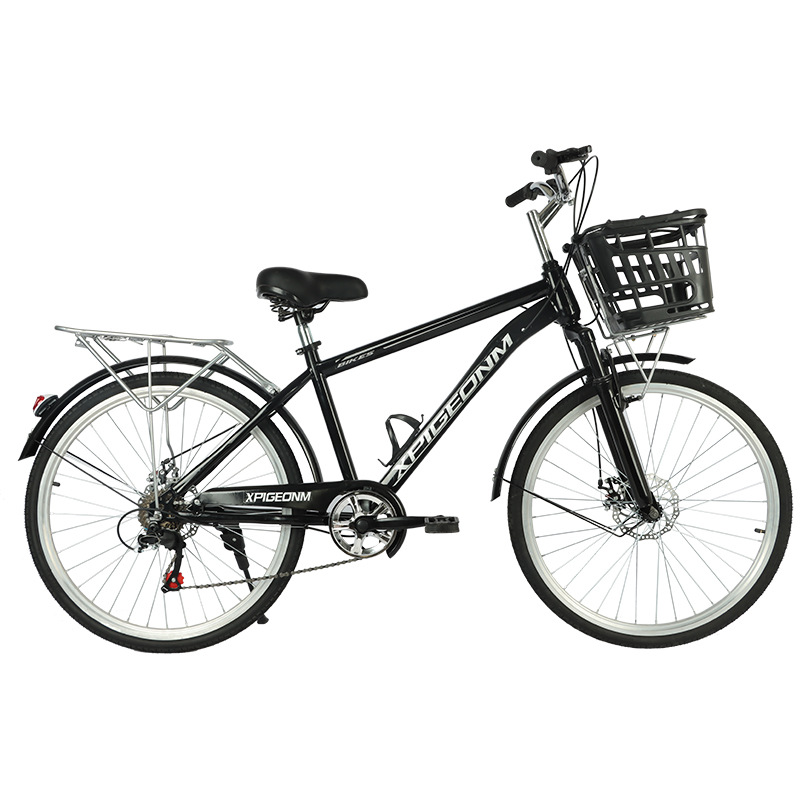 Bicicleta de montaña de alto grado para adultos con rodamientos completos de doble cilindro de 26 pulgadas de amortiguación de velocidad para estudiantes universitarios viajeros