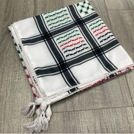 跨境中东迪拜沙特阿拉伯方巾Keffiyeh scarves印花头巾head scarf 跨境中东迪拜沙特阿拉伯方巾Keffiyeh scarves印花头巾head scarf
