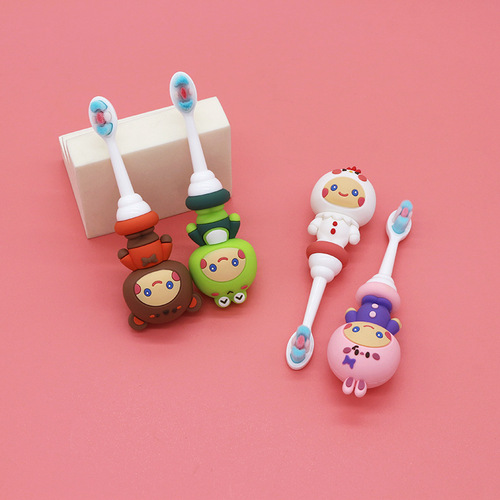 Toothbrush for children special soft bristles wholesale cartoon cute creative ten thousand hair toothbrush 2-10 years old baby toothbrush