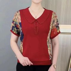秋の新しい中年の女性のファッションの洋風は底の小さいシャツのお母さんの服装の気質をつづり合わせて見せます。