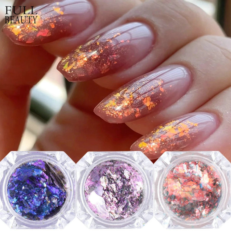 国境を越えた新しいネイルグリッターins瓶の幻彩日系2色欧泊粉爪グリッターミックスnail|undefined