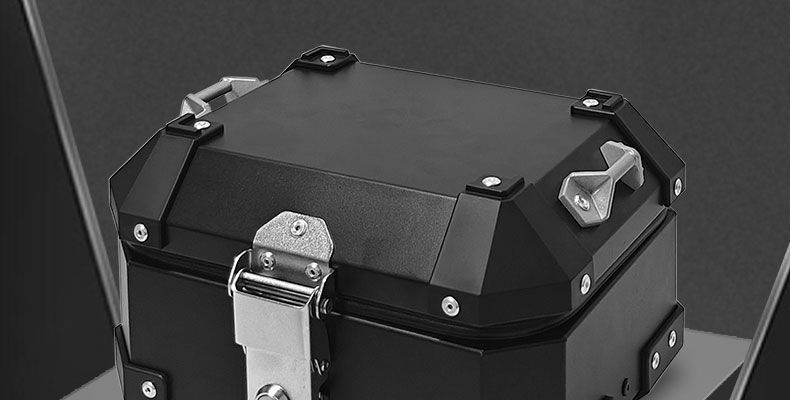 Electric vehicle mini 581013 ultra-thick 15L aluminum alloy tail box for motorcycle, small size
