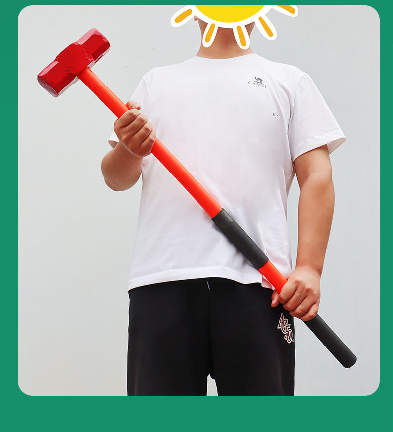 榔头大锤 8磅10磅12磅14磅16磅 PVC管磅锤大锤手锤八角锤大榔头-阿里巴巴
