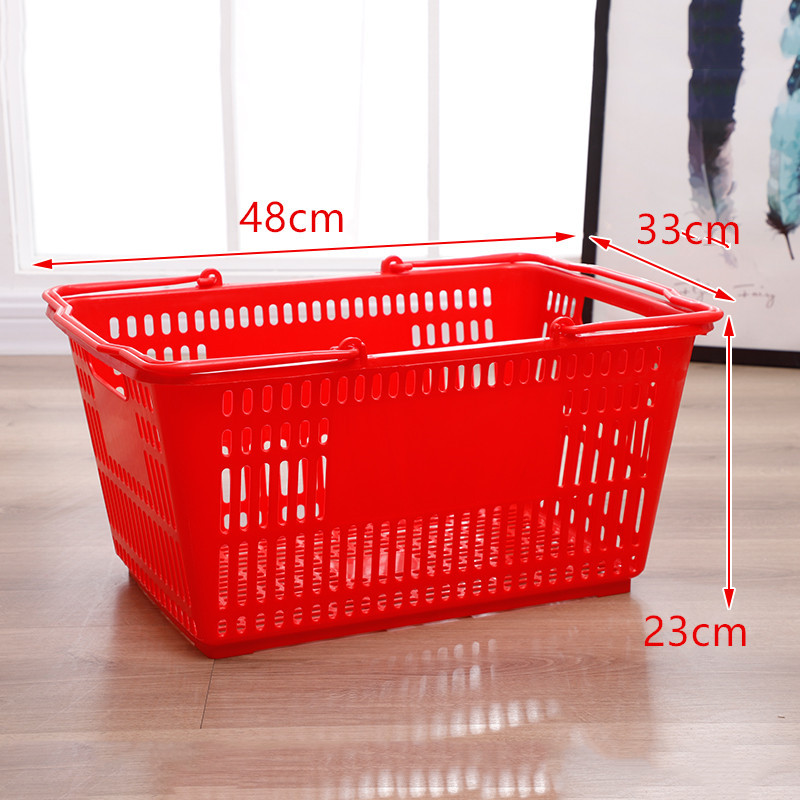 플라스틱 손잡이 큰 빨간색