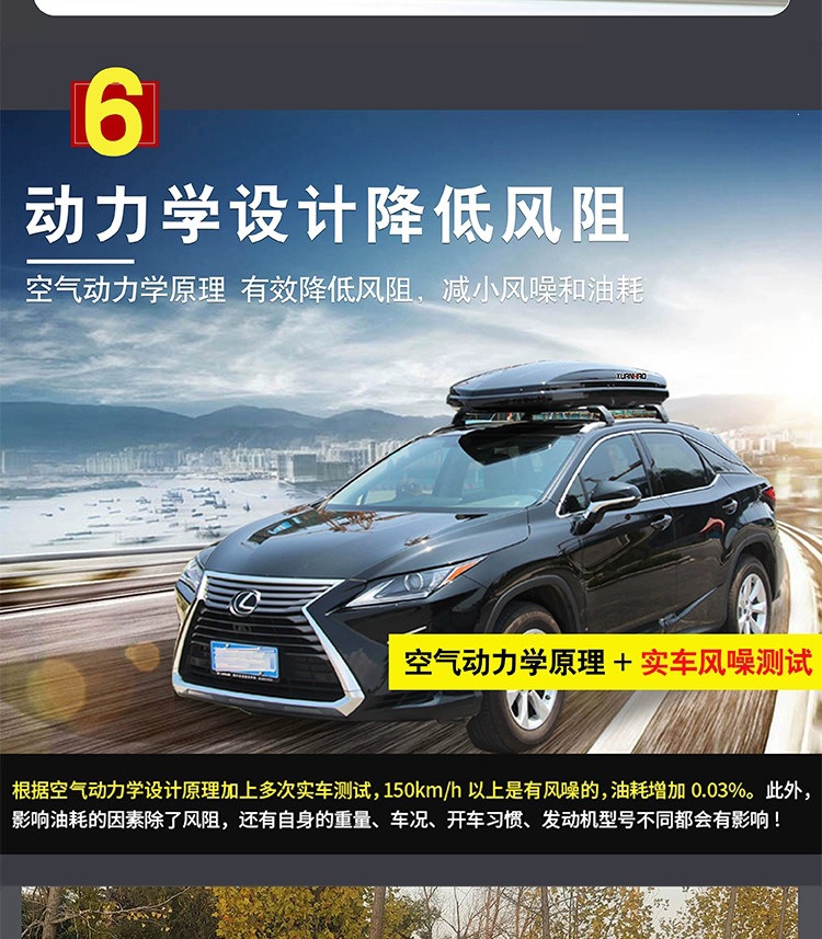 Suitable for universal roof luggage boxes for SUVs, Boyue, T-Roc, Tiguan, Aion Y, car travel luggage racks, off-road fixed luggage racks