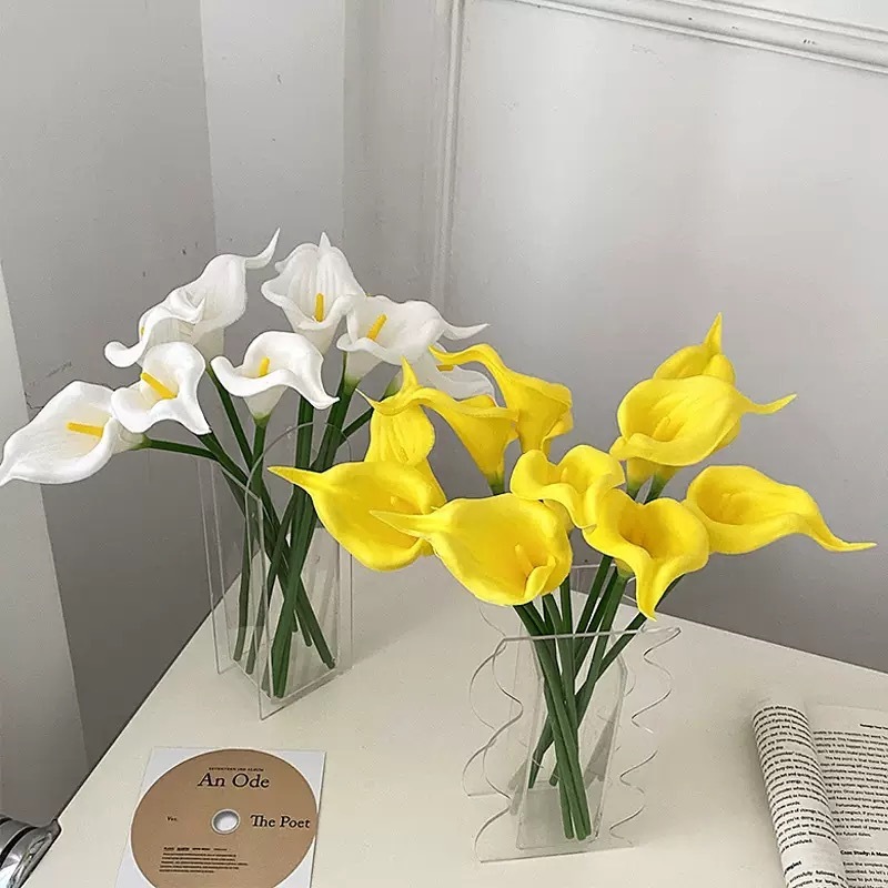 ミニ pu オランダカイウイリス造花結婚式家の装飾手持ち偽花束写真撮影造園小道具卸売|undefined