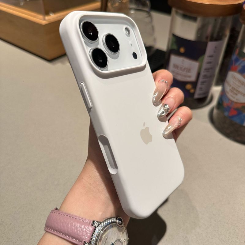大视窗液态硅胶一体AI按键适用iPhone17/手机壳17pro纯色16磨砂15|undefined