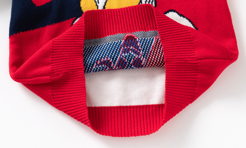 Boys Double Layer Cotton Knit Pullover Sweater For Winter_voghion.com