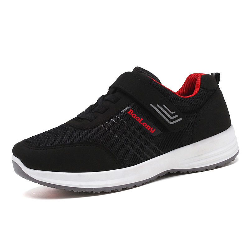 Zapatos para caminar con suela blanda de primavera, nuevos zapatos de viaje para personas de mediana edad y mayores, zapatos para correr transpirables para parejas, zapatos deportivos para personas mayores, zapatos para mamá