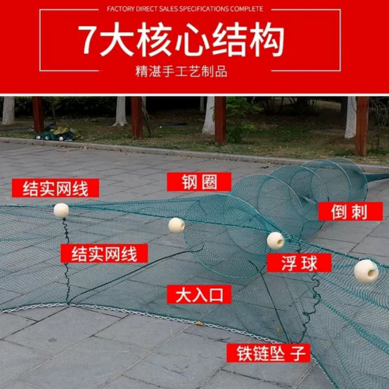 大型輸入漁網、川止め網、虎口網、魚かご、エビかご、袖網、川止め網|undefined