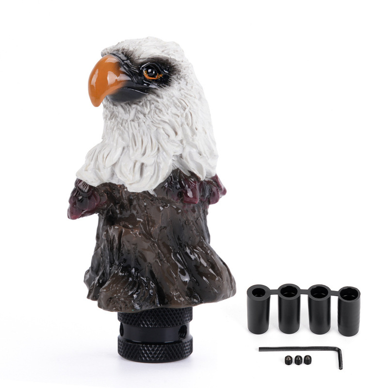 Car modification accessories: Eagle gear shift knob, resin transmission gear shift knob, white-headed eagle gear shift handle, cross-border Car modification accessories: Eagle gear shift knob, resin transmission gear shift knob, white-headed eagle gear shift handle, cross-border