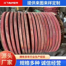 厂家供应加热炉铜线圈中频炉配件感应线圈中频电炉感应线圈