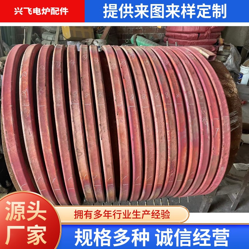 厂家供应加热炉铜线圈中频炉配件感应线圈中频电炉感应线圈