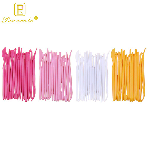 Panwenbo 14 ultra-light carving knives pottery tools 28-head plastic soft clay set clay tools wholesale