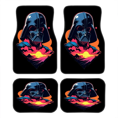 Avtomobil döşəmə paspasları — Animation Car Stain-Resistant Floor Mats - dsn-foot-pad-77-3344cm-two-piece-set