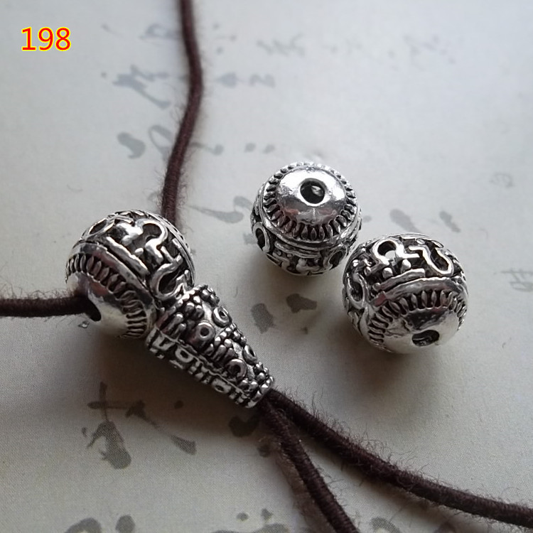 藏银镂空花球198