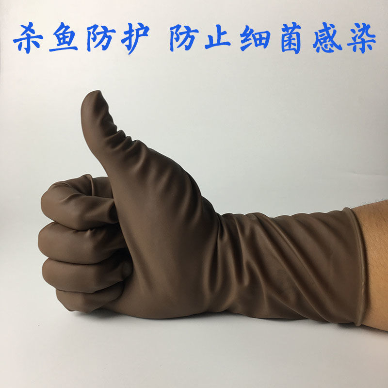 겨울 장갑 스틱 손으로 길어진 두꺼운 판매 물고기 죽일 물고기 찌르기 방지 미끄럼 방지 킬 생선 얇은 대체 뜨거운 도매 열