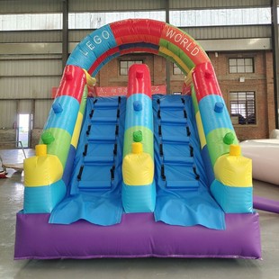 Foreign Trade Cross-Border Inflatable Castle Children's Playground Outdoor Stall Trampoline Home Small Naughty Castle Trampoline