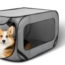 家用布艺牛津布弹出式狗窝猫窝室内孵化窝户外宠物笼方便收纳床帐