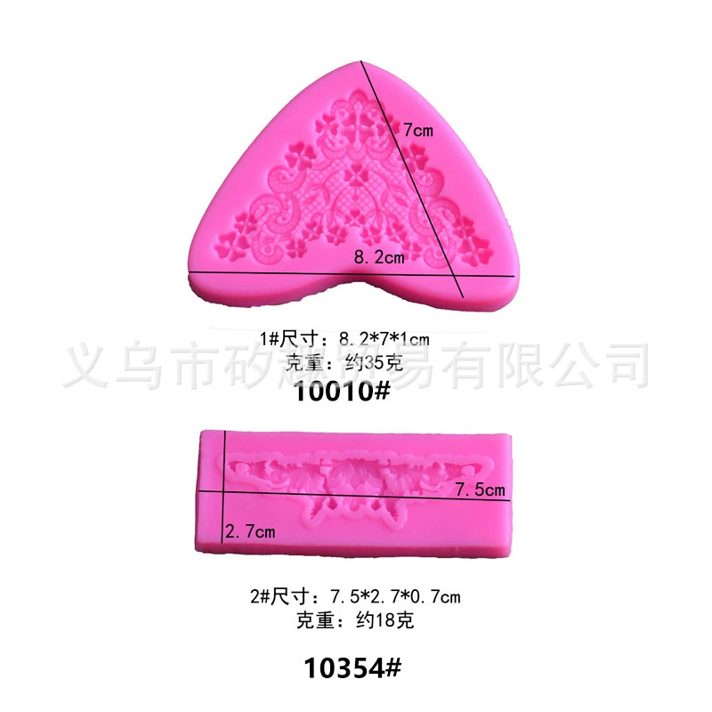 Decorations heart shaped, silicone mold, acrylic fondant, new collection, European style, handmade