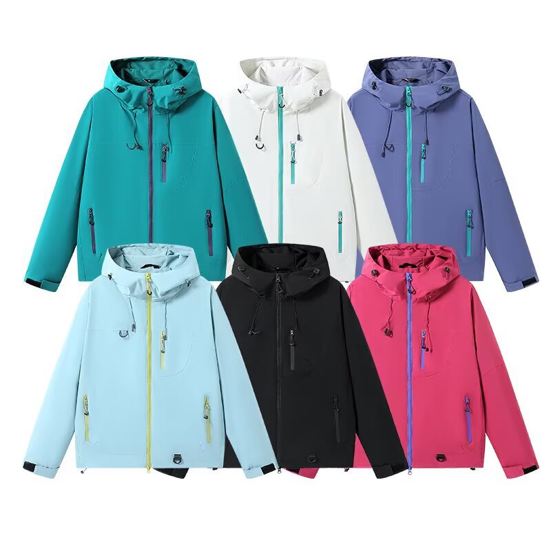 Jackets for Men and Women, Thin 2025 New Style, Super Nice-Looking, Windproof and Waterproof Soft Shell Tops for Small People
