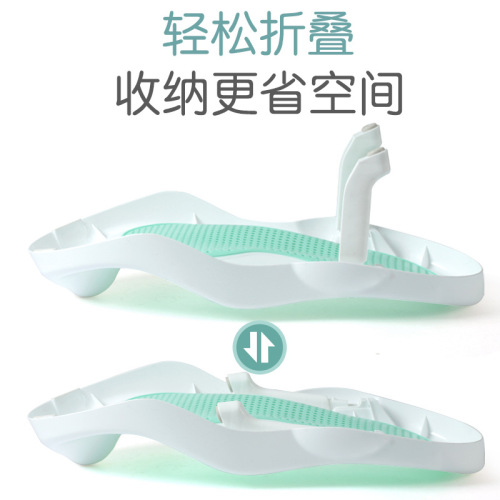 Baby bath stand, foldable bathtub lying support bracket, non-slip bath mat, universal newborn baby bath net seat