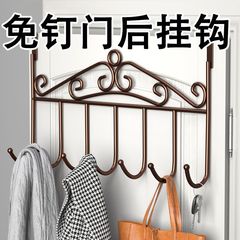 ドアの後ろにヨーロッパ式のアイデアをフックして、穴を開けないでください。